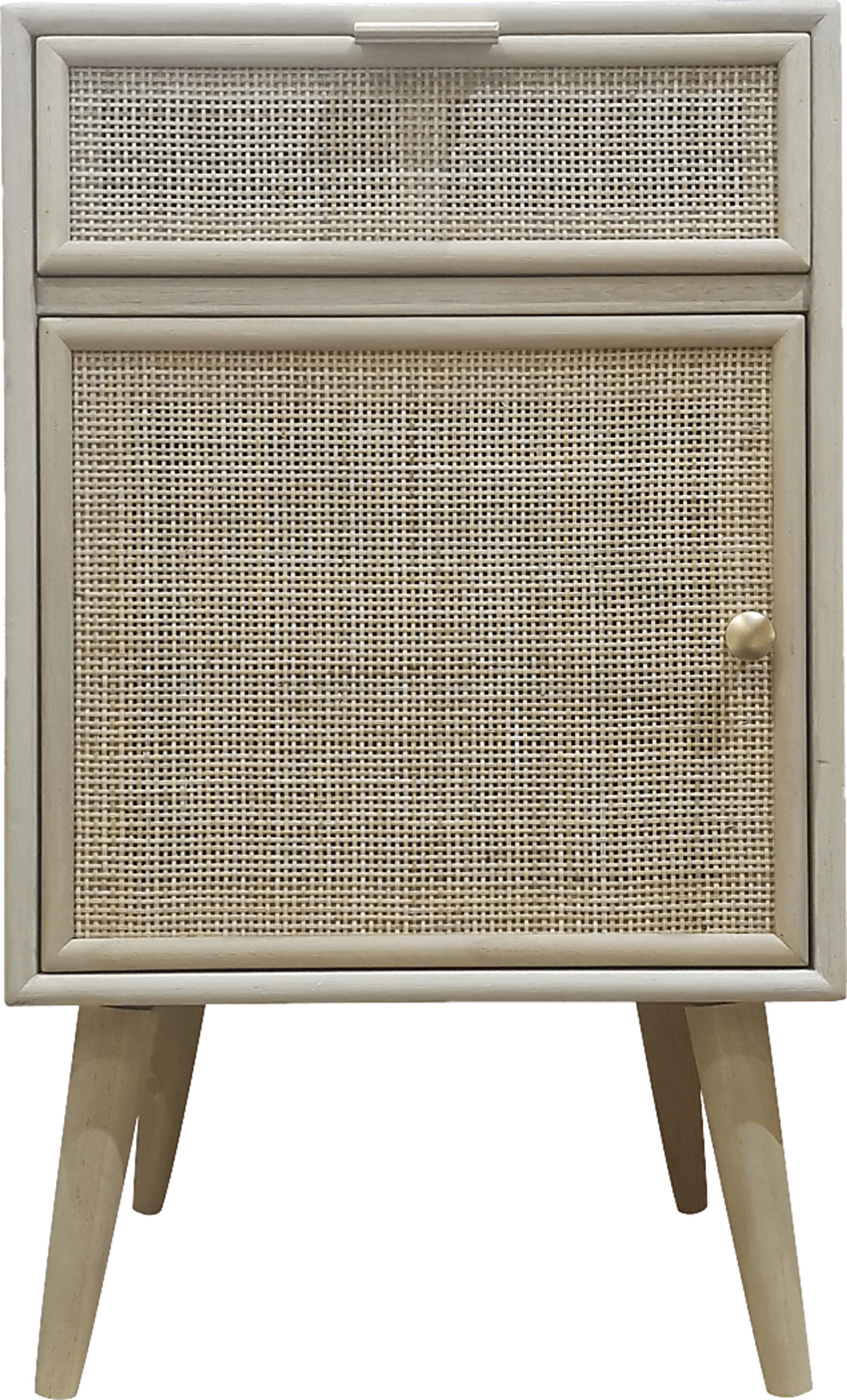 Mandavi Natural Accent Cabinet - Image 1