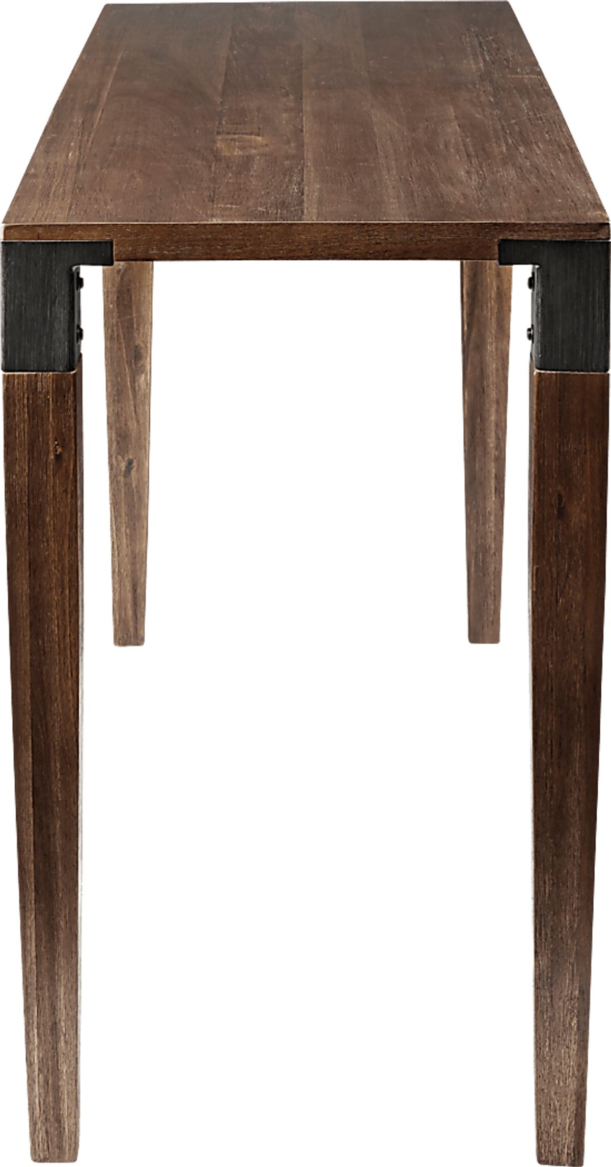 Manders Brown Dark Wood Console Table | Rooms to Go
