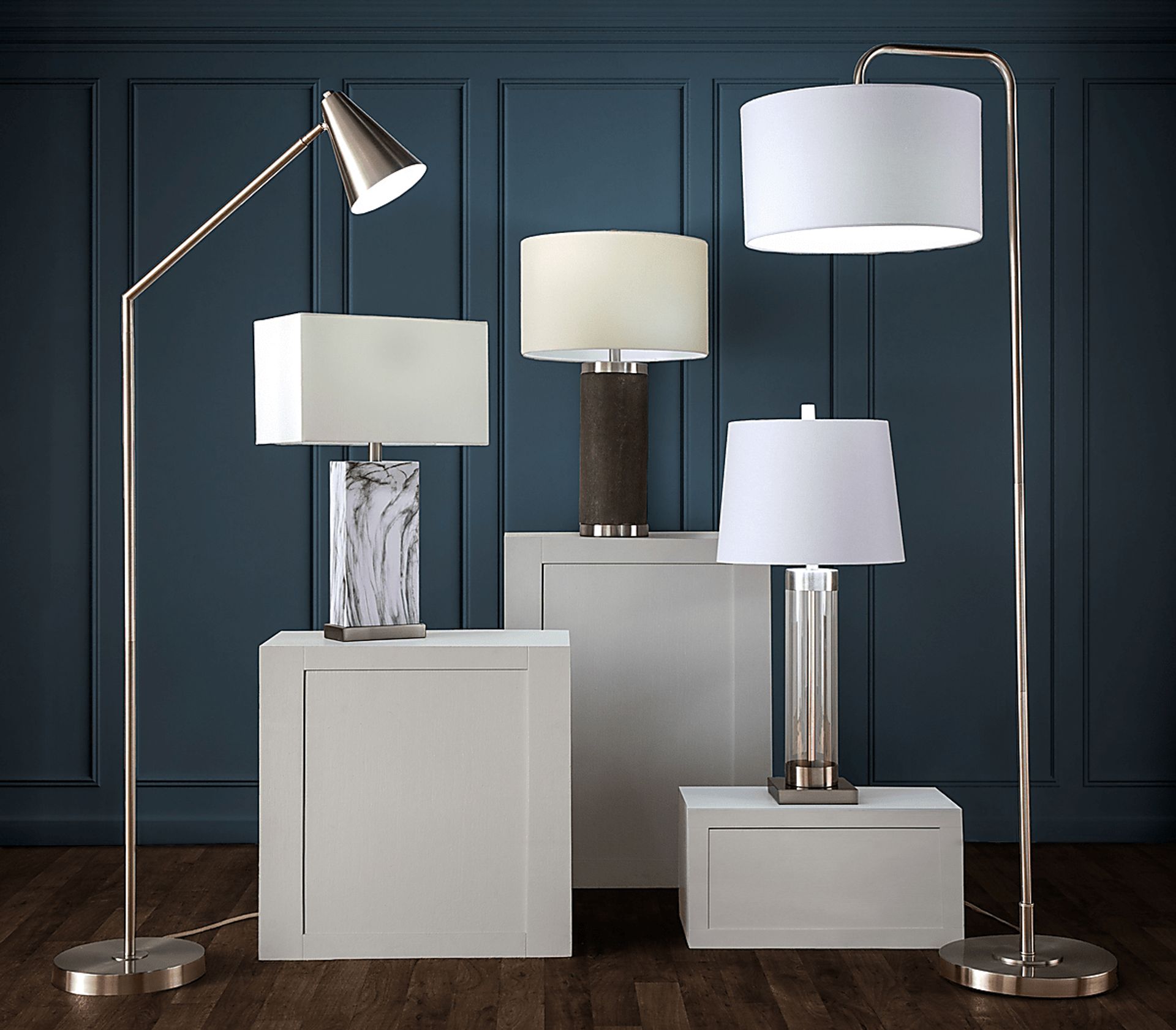 Mandevilla Street Gray Lamp - Image 5
