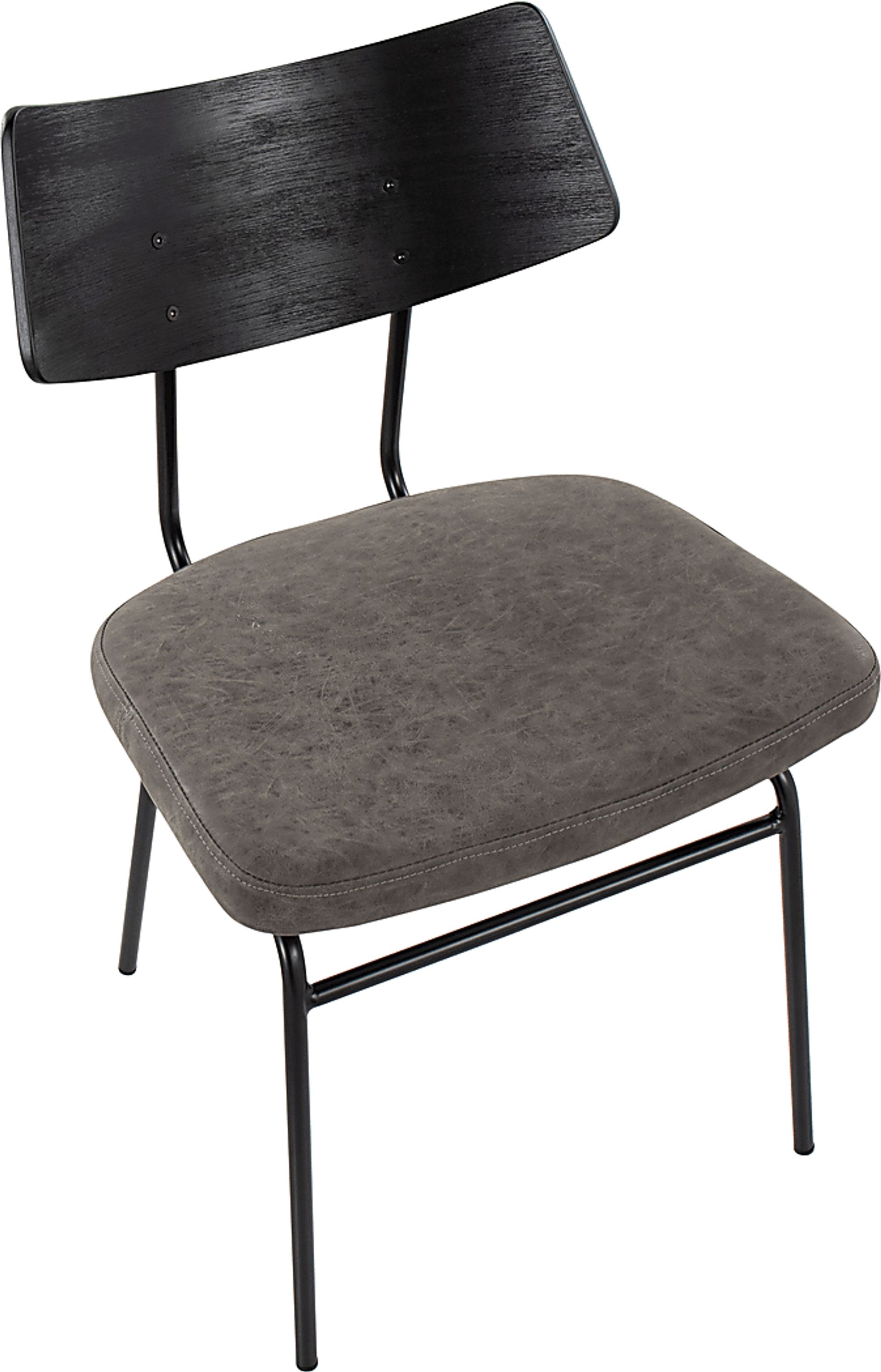 Mandigo Dark Gray Side Chair Set of 2 - Image 7