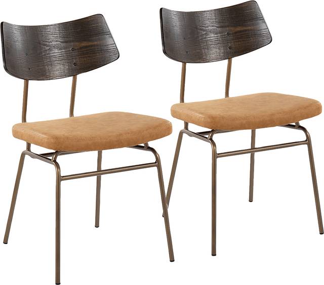 Mandigo Yellow Side Chair Set of 2 - Thumbnail - Image 1