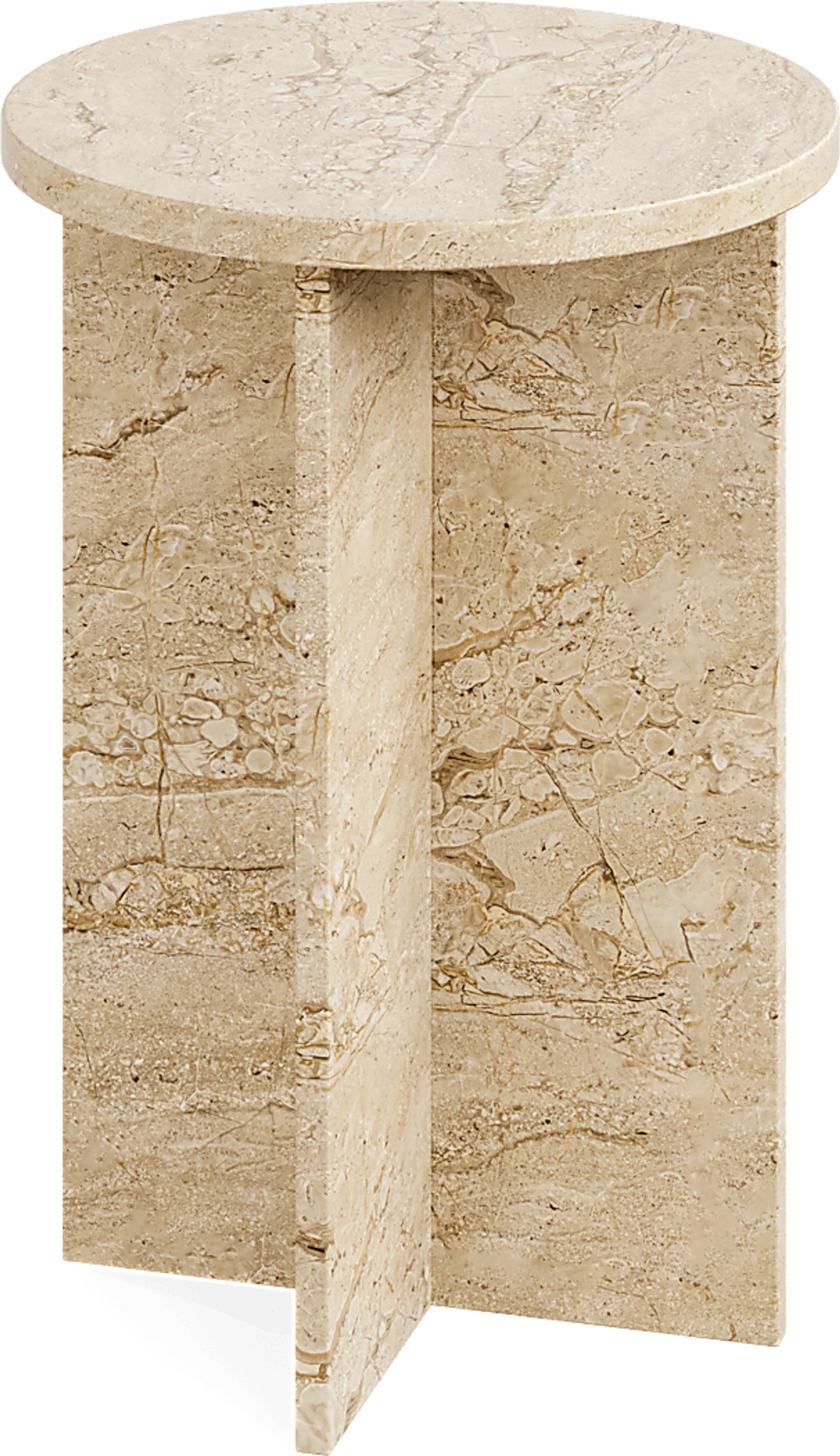 Mandine Beige Accent Table - Image 2