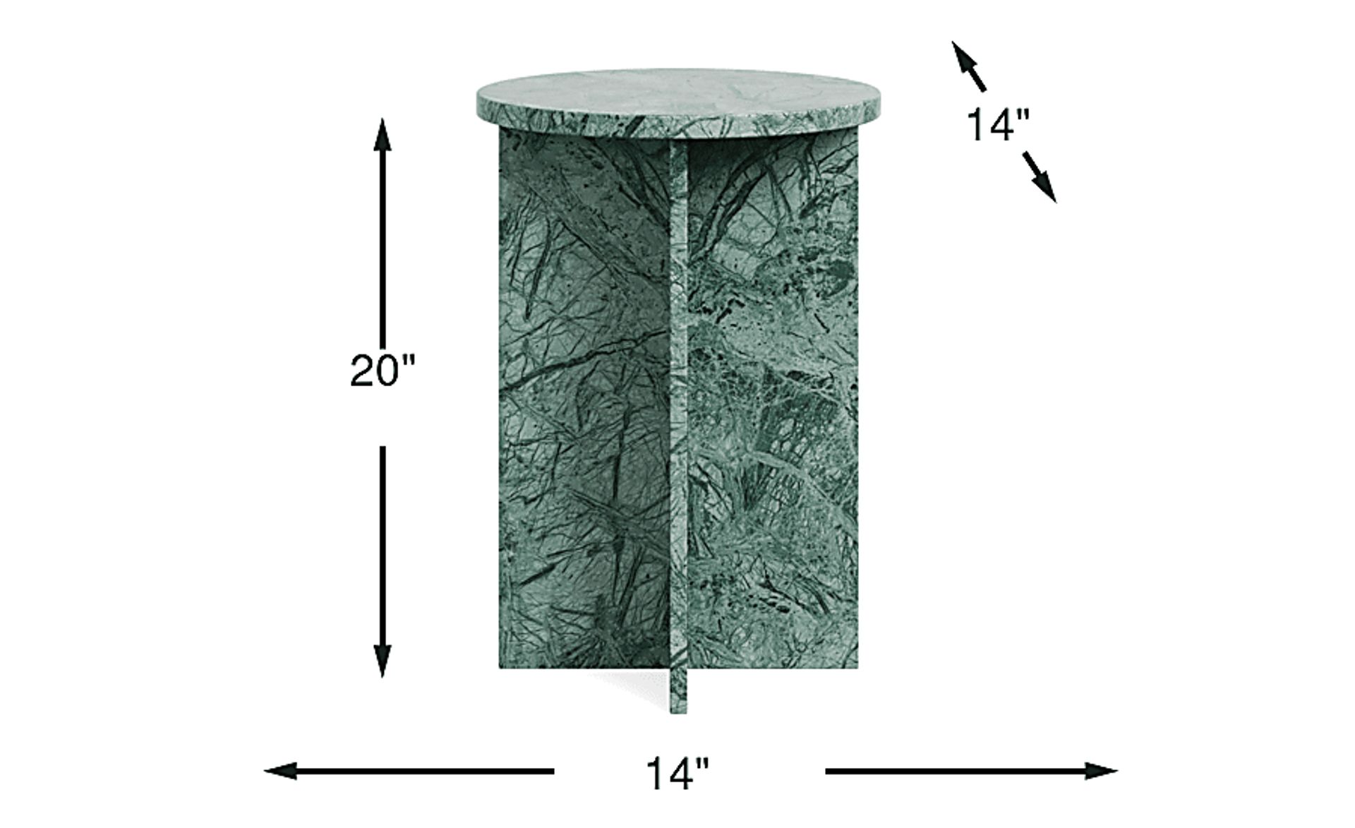Dimension Image. Please refer to the Dimension Tab on this page for dimension details.