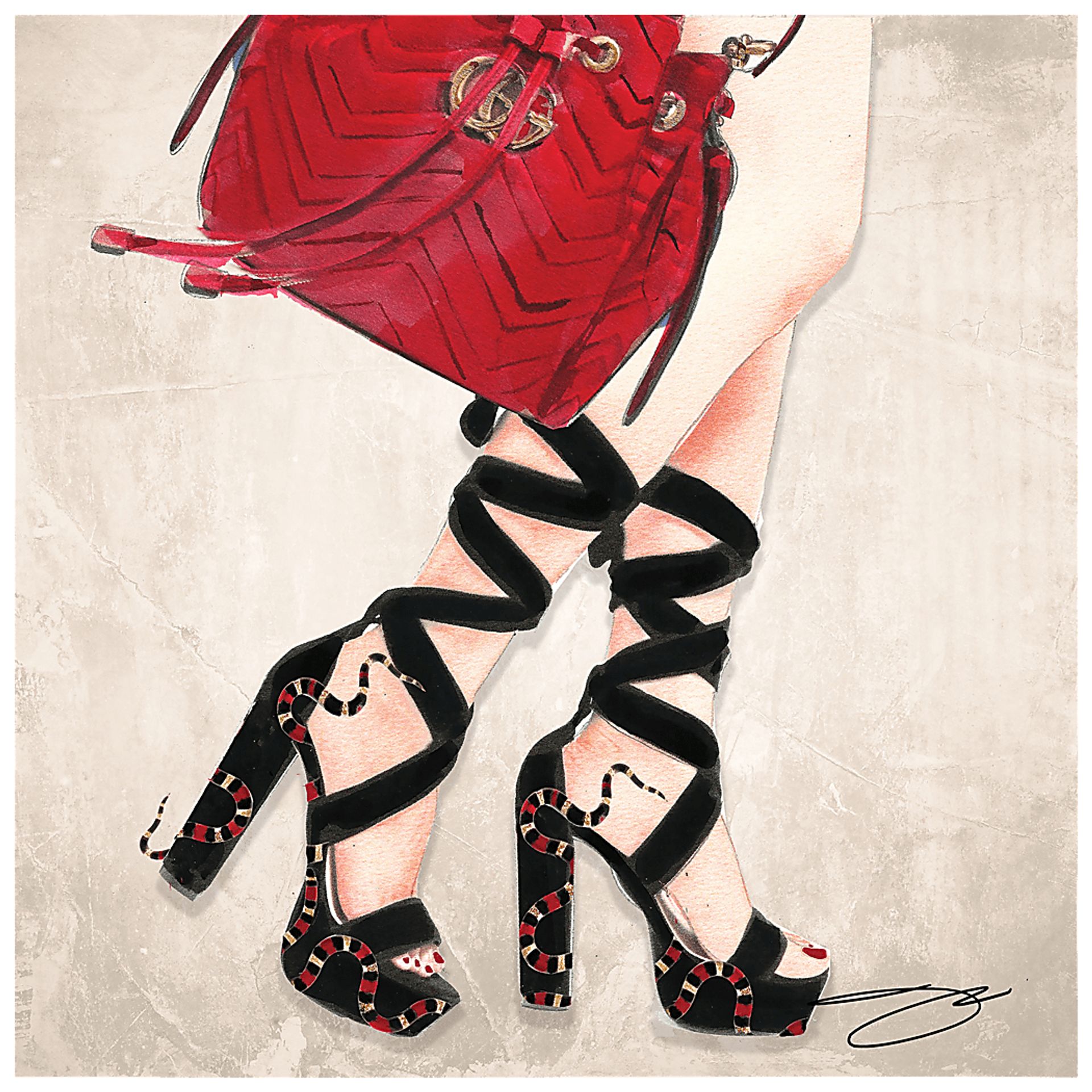 Mandy's Shoes Artwork - Image 1