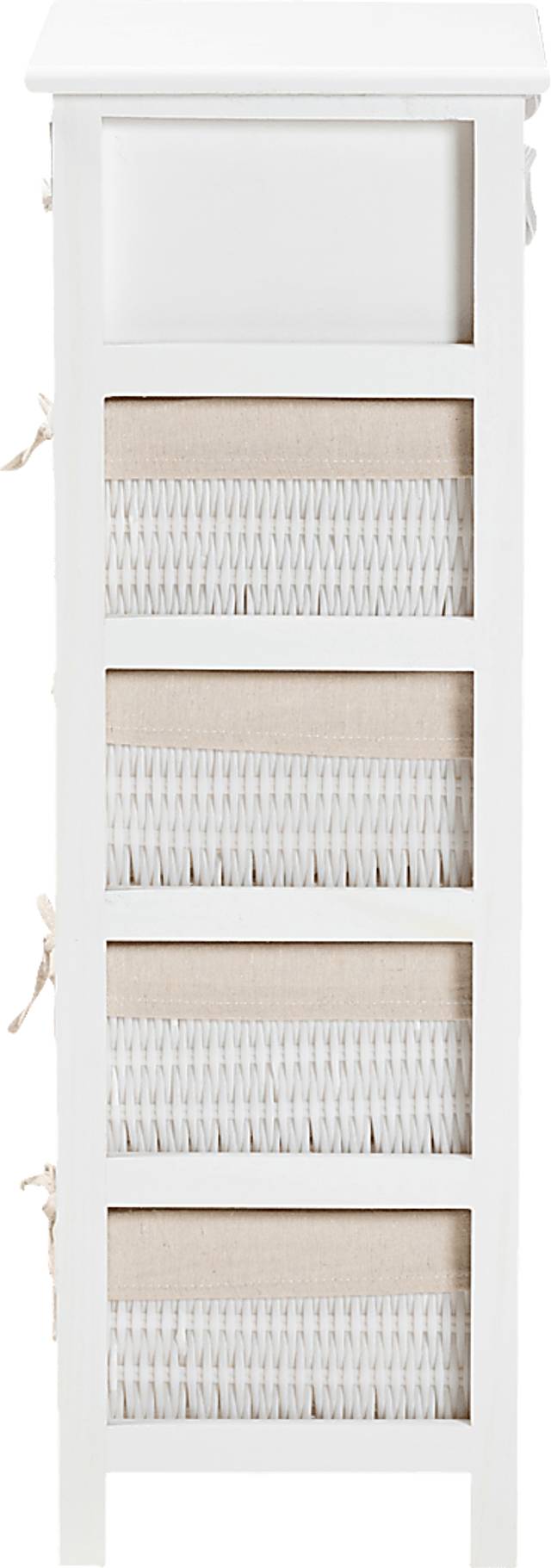 Manela White Small Accent Cabinet - Thumbnail - Image 4