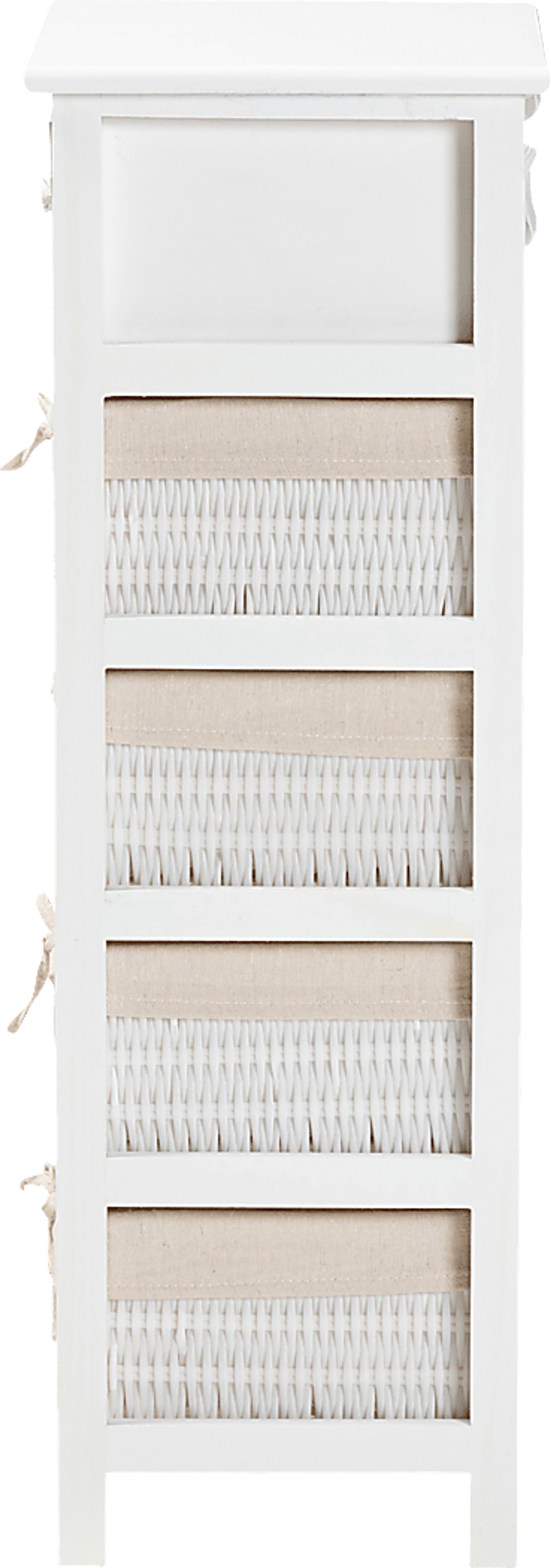 Manela White Small Accent Cabinet - Image 4