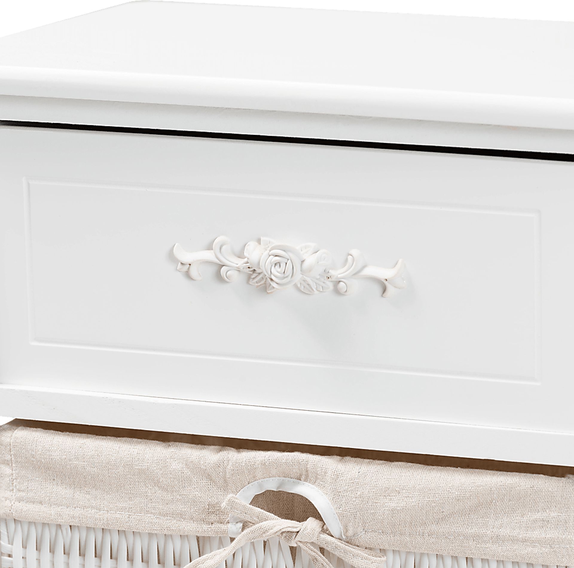 Manela White Small Accent Cabinet - Image 5