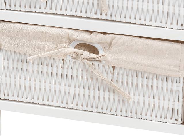 Manela White Small Accent Cabinet - Thumbnail - Image 6