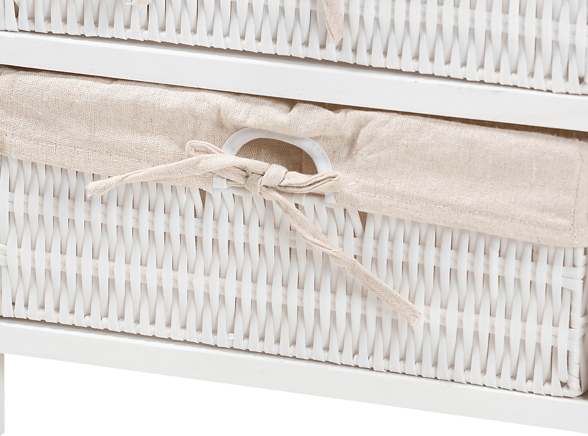 Manela White Small Accent Cabinet - Image 6