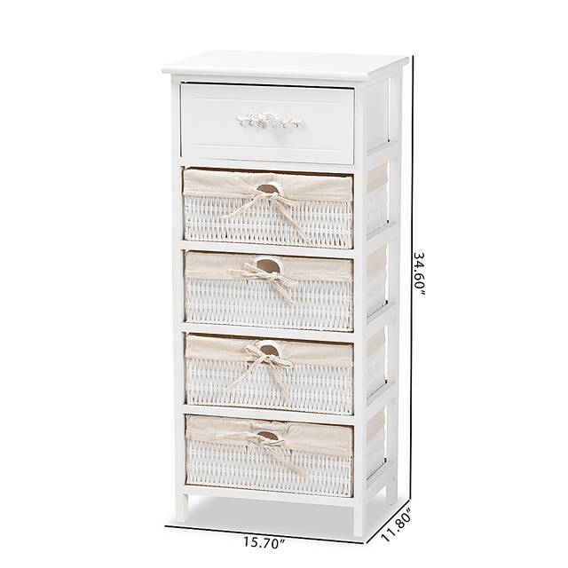 Manela White Small Accent Cabinet - Thumbnail - Image 8