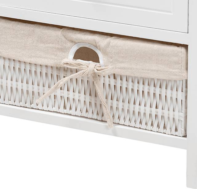 Manela White Small Nightstand - Thumbnail - Image 6