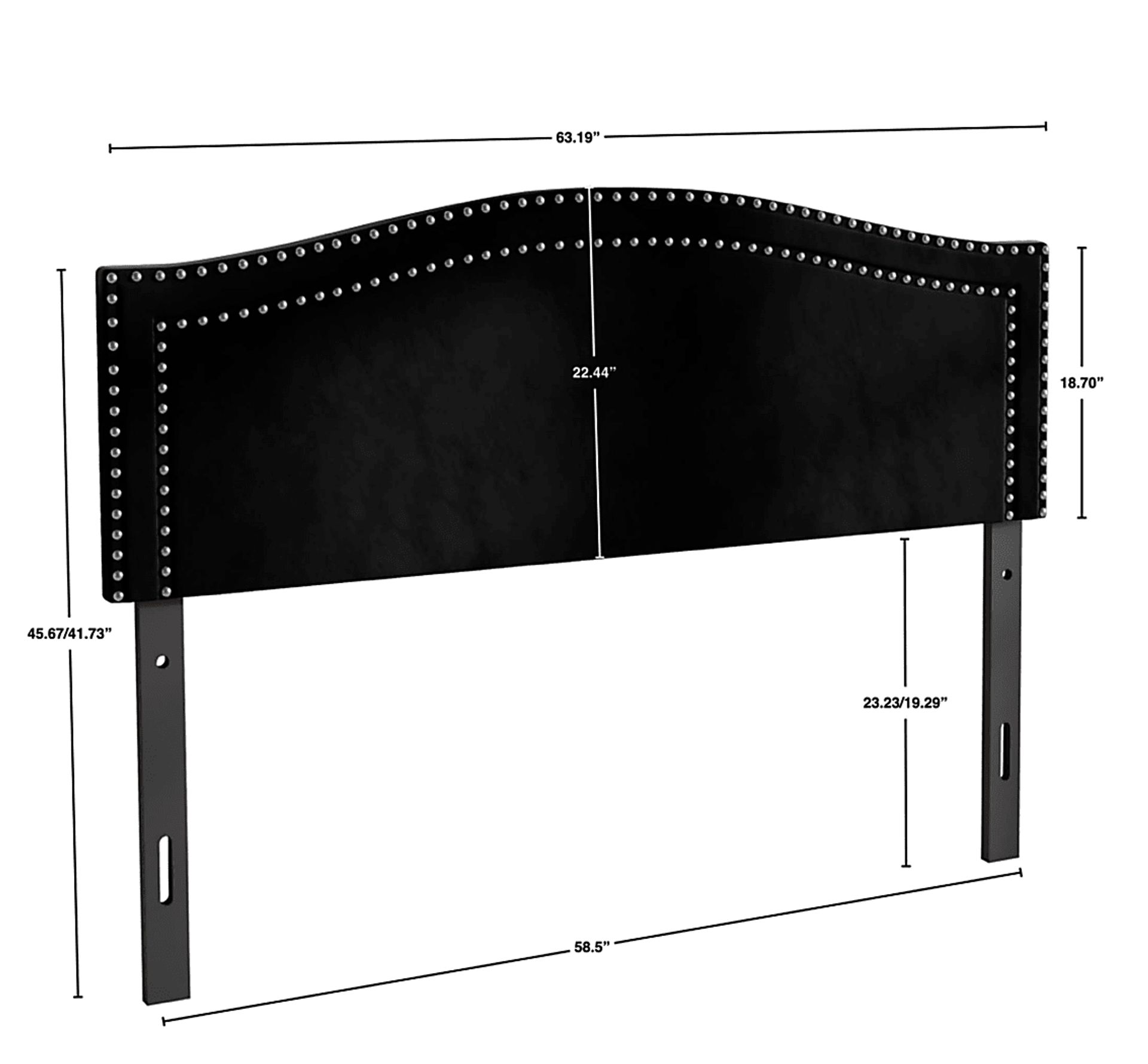 Maness Black Queen Headboard - Image 4