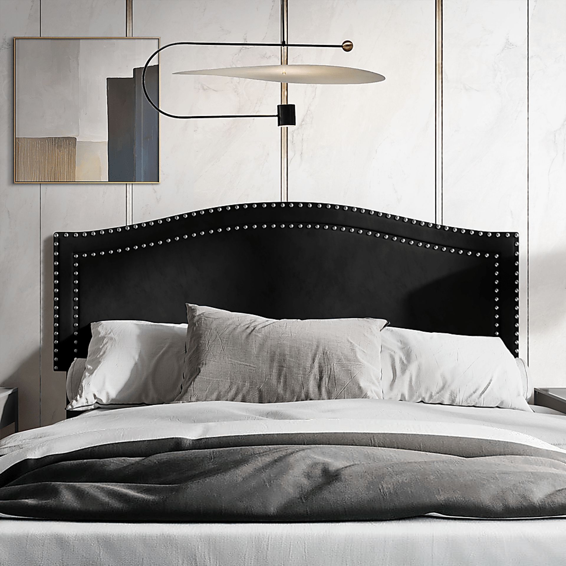 Maness Black Twin Headboard - Image 2