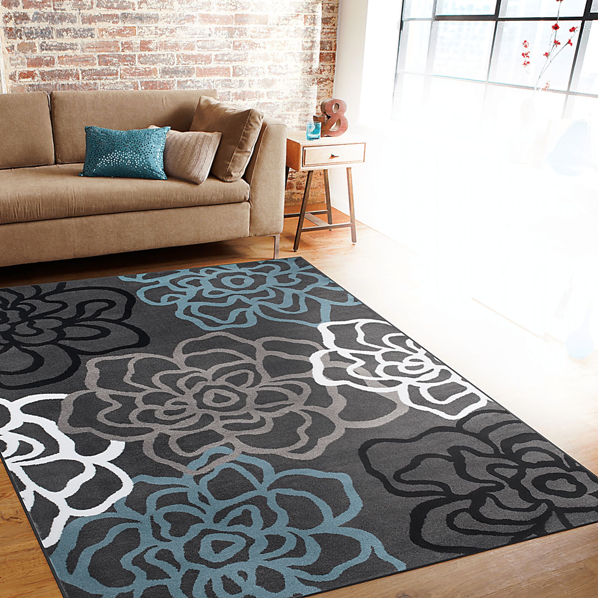 Mangal Dark Gray 7'10 x 10'2 Rug - Image 4
