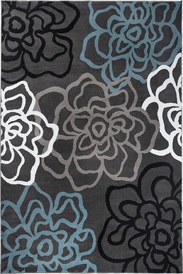 Mangal Dark Gray 7'10 x 10'2 Rug
