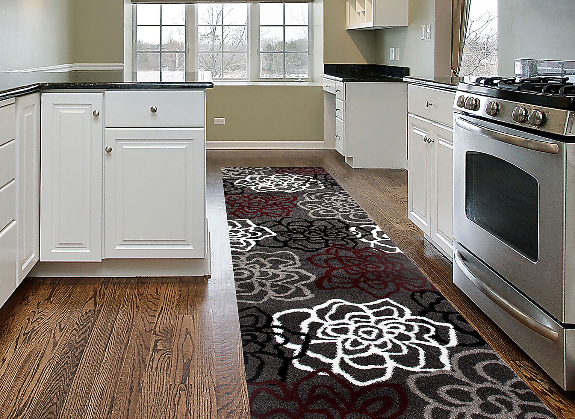 Mangal Red 2' x 7'2 Runner Rug - Image 4