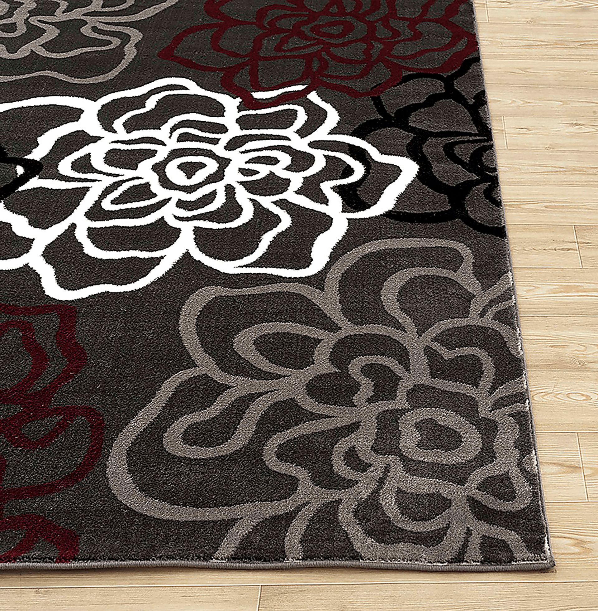 Mangal Red 5'3 x 7'3 Rug - Image 2