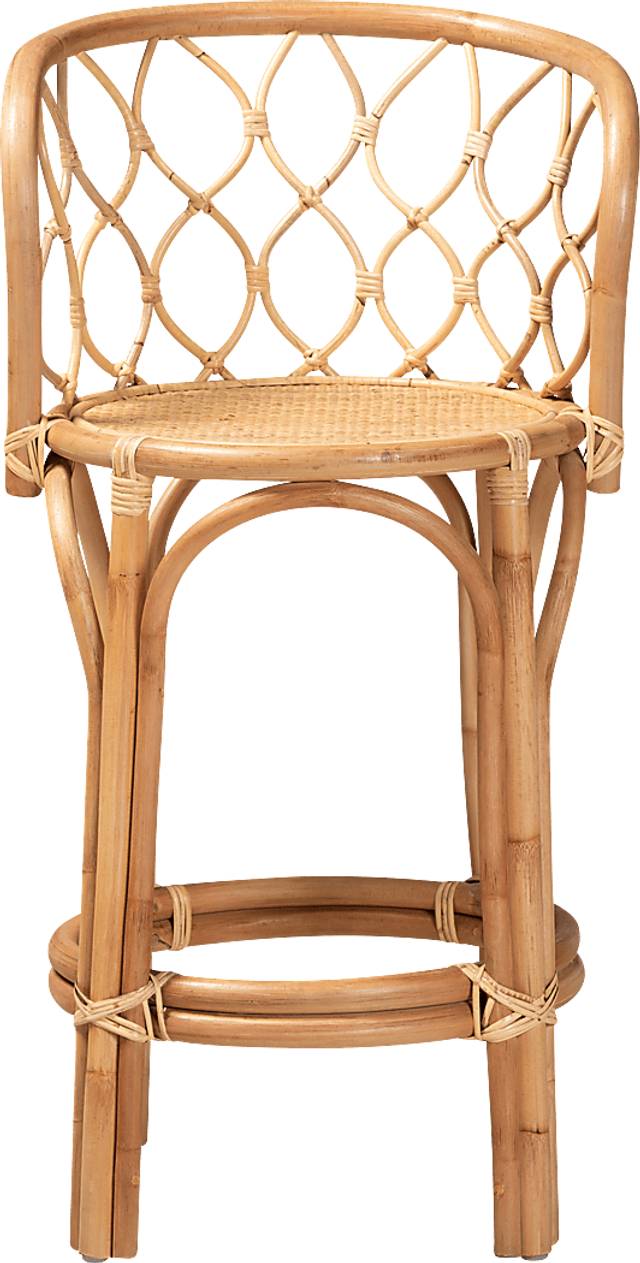 Mangin Brown Counter Height Stool - Thumbnail - Image 2