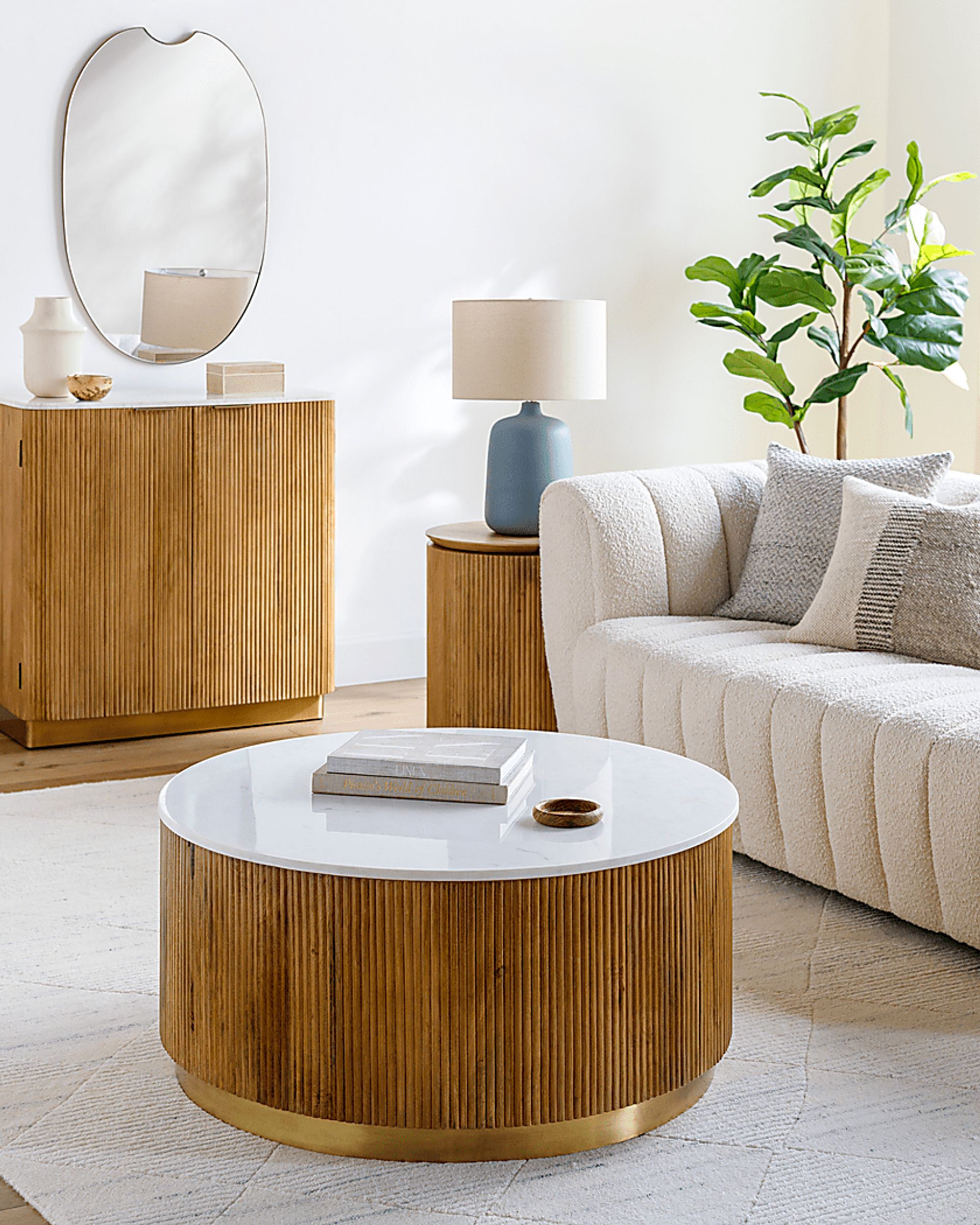 Mango Bay Brown 3 Pc Table Set - Image 5