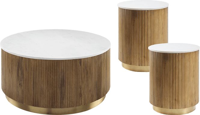 Mango Bay Brown 3 Pc Table Set