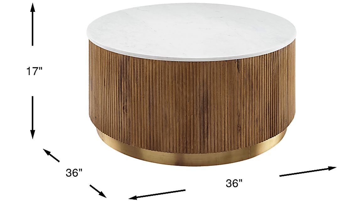 Mango Bay Brown Cocktail Table