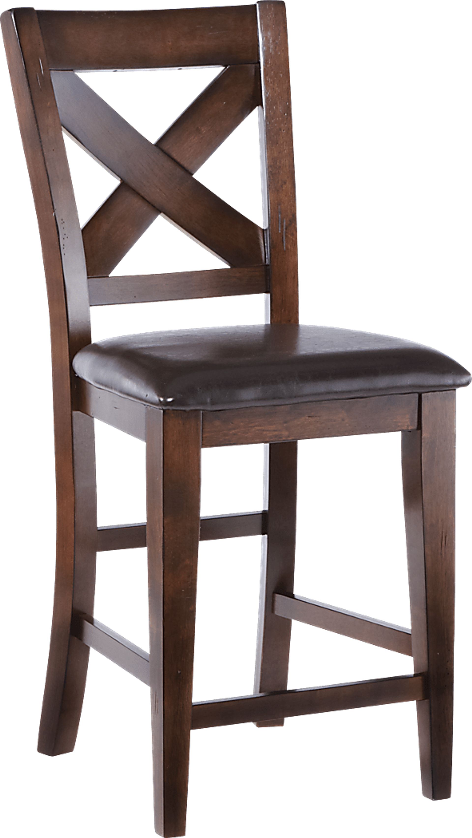 Mango Burnished Walnut Counter Height Stool - Image 1