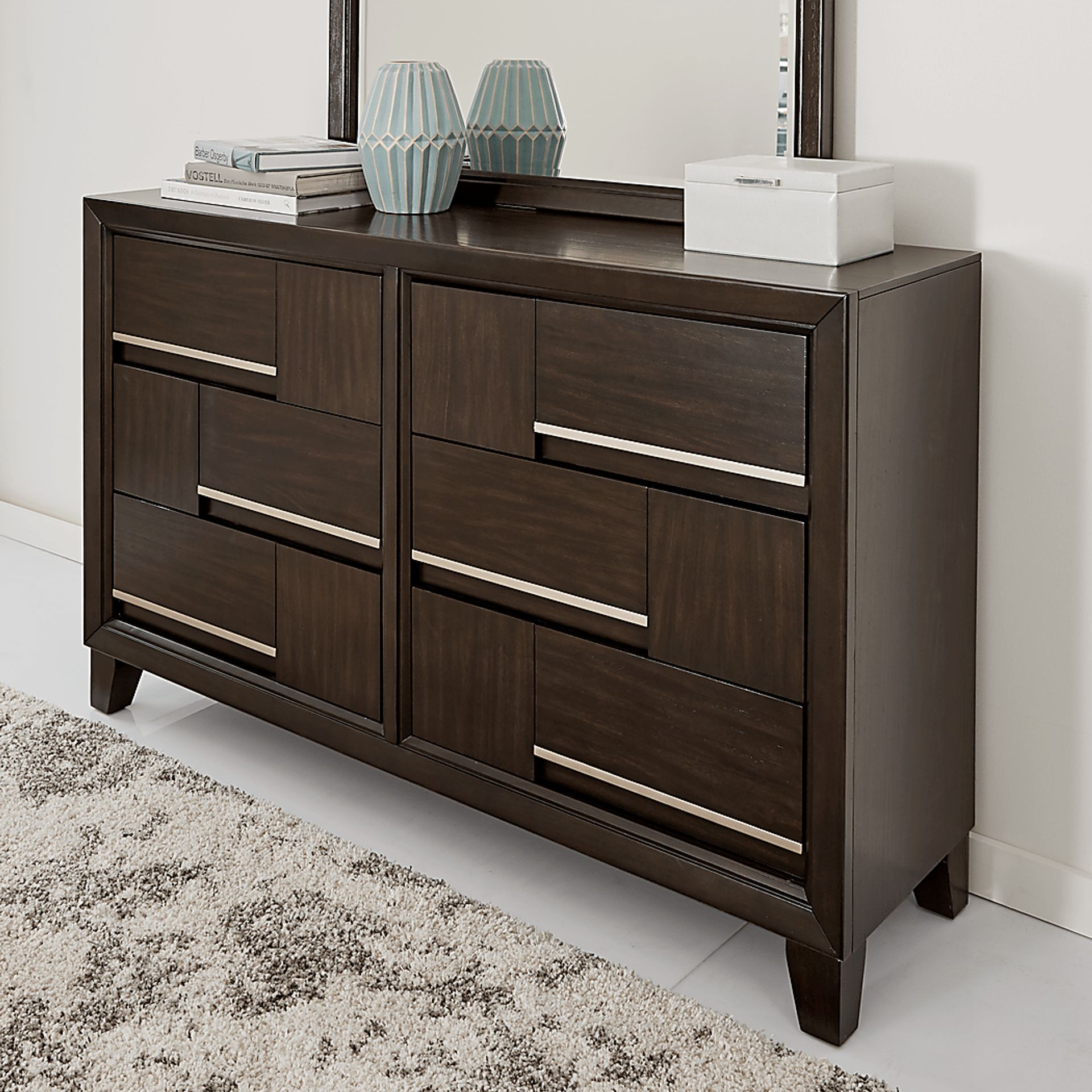 Manhattan Boulevard Espresso 7 Pc Queen Bedroom - Image 5