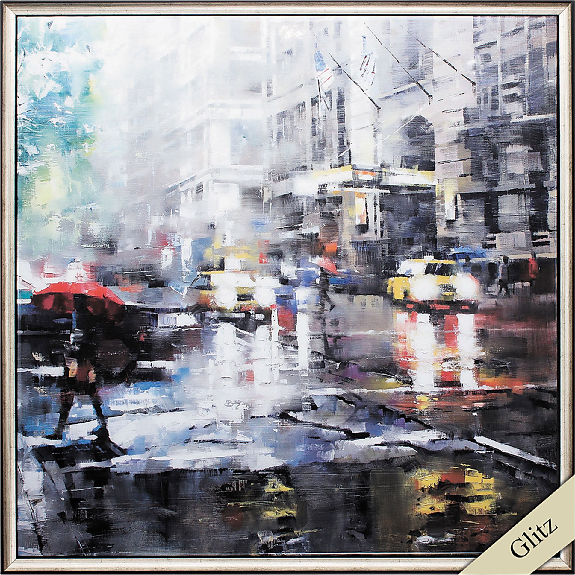 Manhattan Red Umbrella Artwork - Image 1