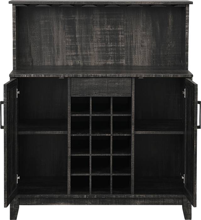 Mankato Charcoal Bar Cabinet - Thumbnail - Image 2