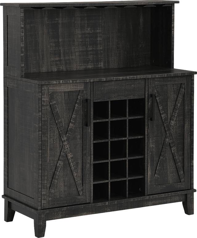 Mankato Charcoal Bar Cabinet - Thumbnail - Image 1