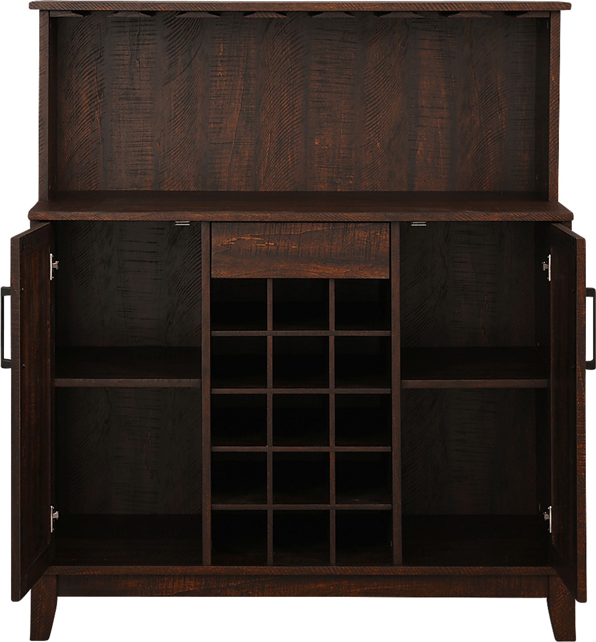Mankato Mahogany Bar Cabinet - Image 3
