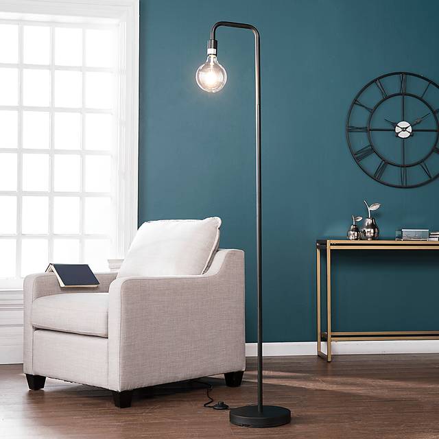 Manley Black Floor Lamp - Thumbnail - Image 2