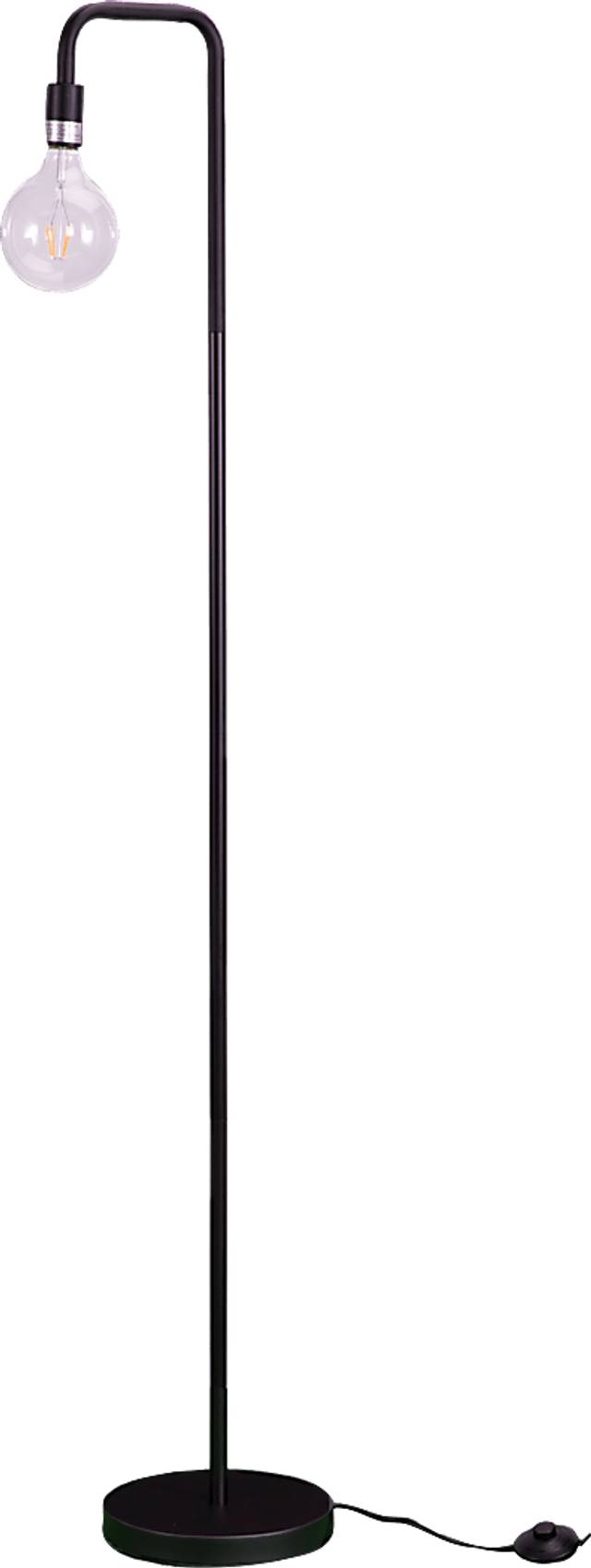 Manley Black Floor Lamp - Thumbnail - Image 1