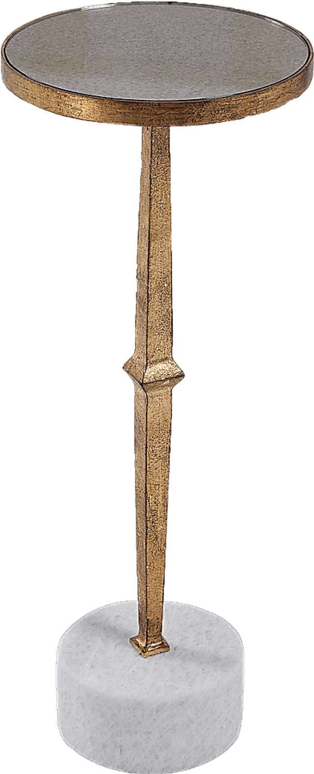 Manndale Gold Accent Table - Thumbnail - Image 1