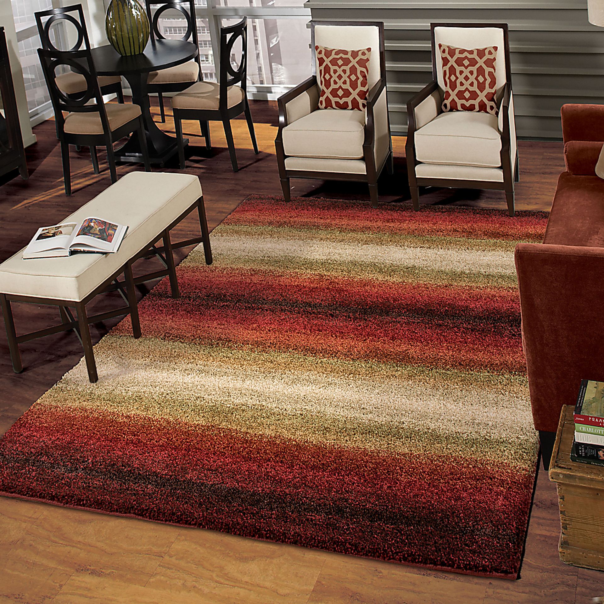 Mannik Red 7'10 x 10'10 Rug - Image 2