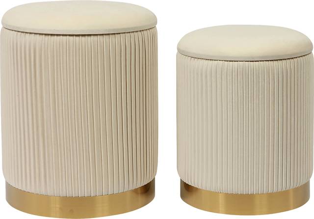 Mannix Cream Storage Ottoman, Set of 2 - Thumbnail - Image 4