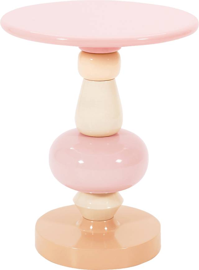 Manomet Pink and Orange End Table - Thumbnail - Image 1
