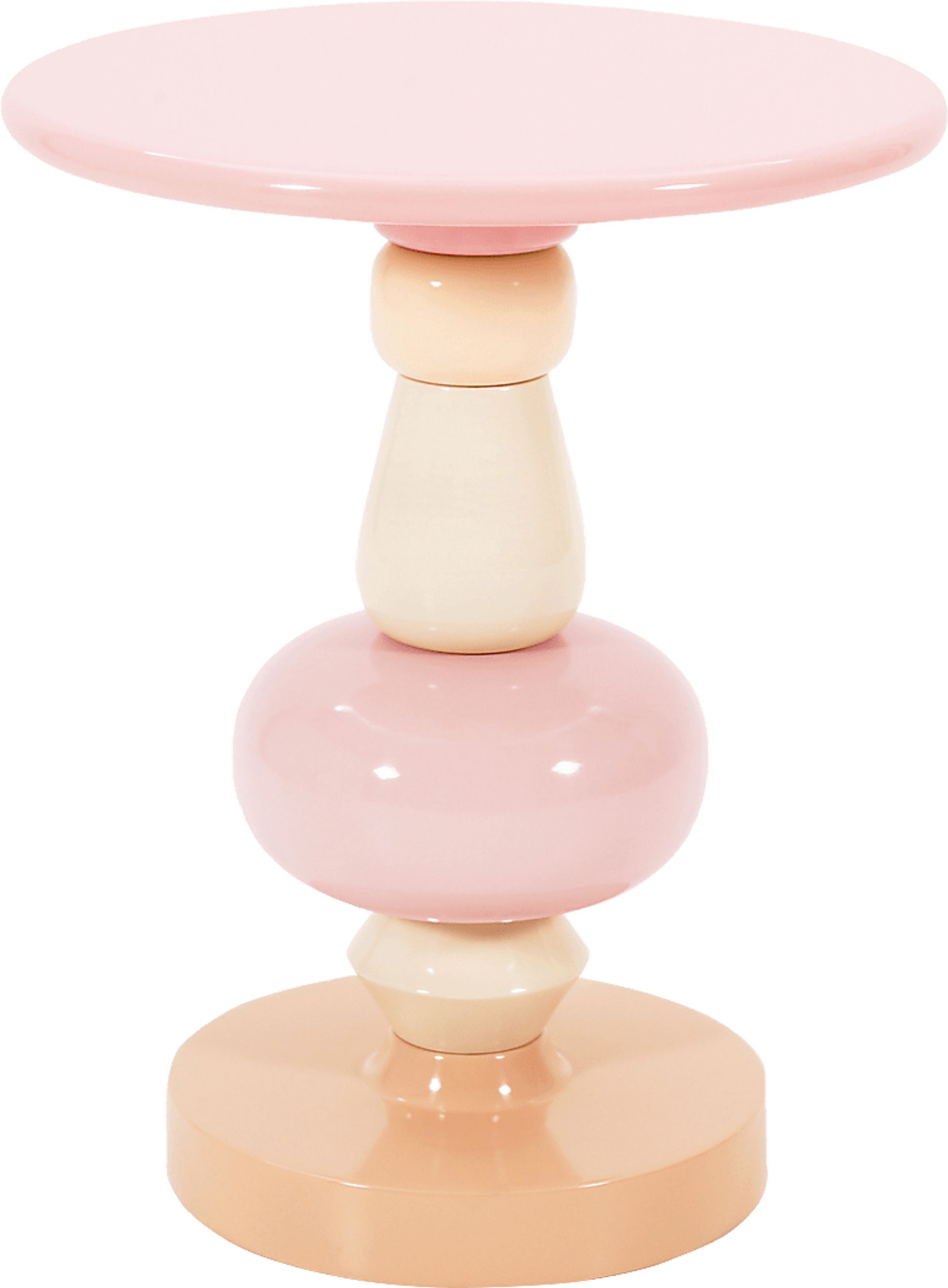 Manomet Pink and Orange End Table - Image 1