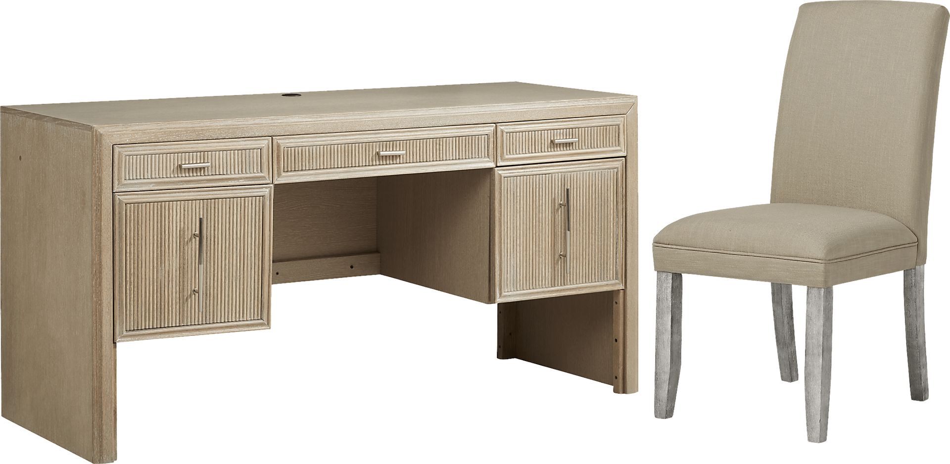Manor Bridge Taupe Desk and Portobello Chair - Image 1
