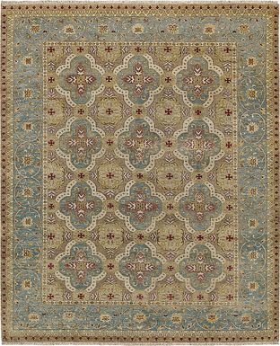 Manor Place Blue 5'6" x 8'6" Rug