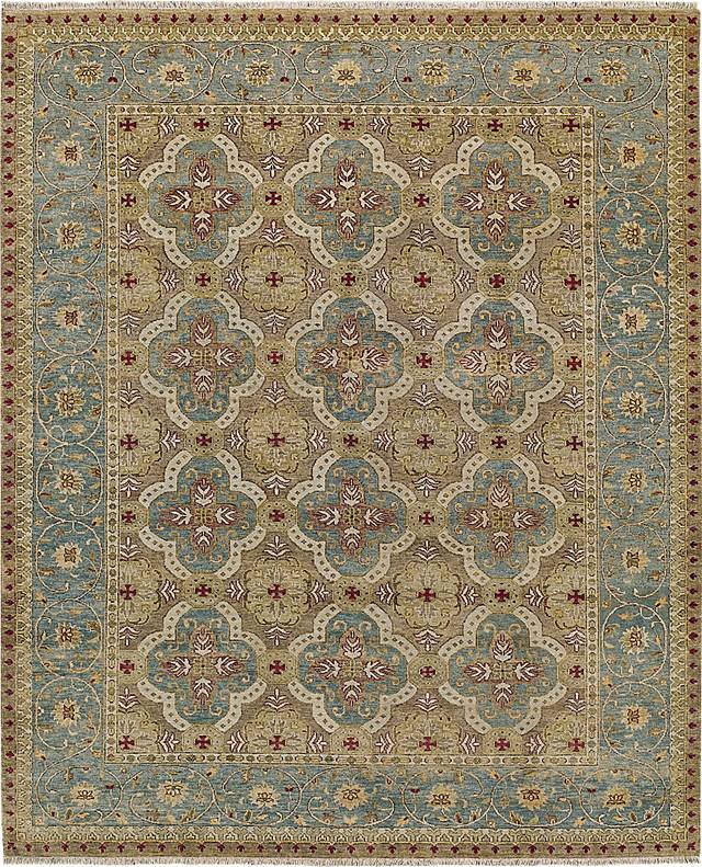 Manor Place Blue 7'6" x 9'6" Rug - Thumbnail - Image 1