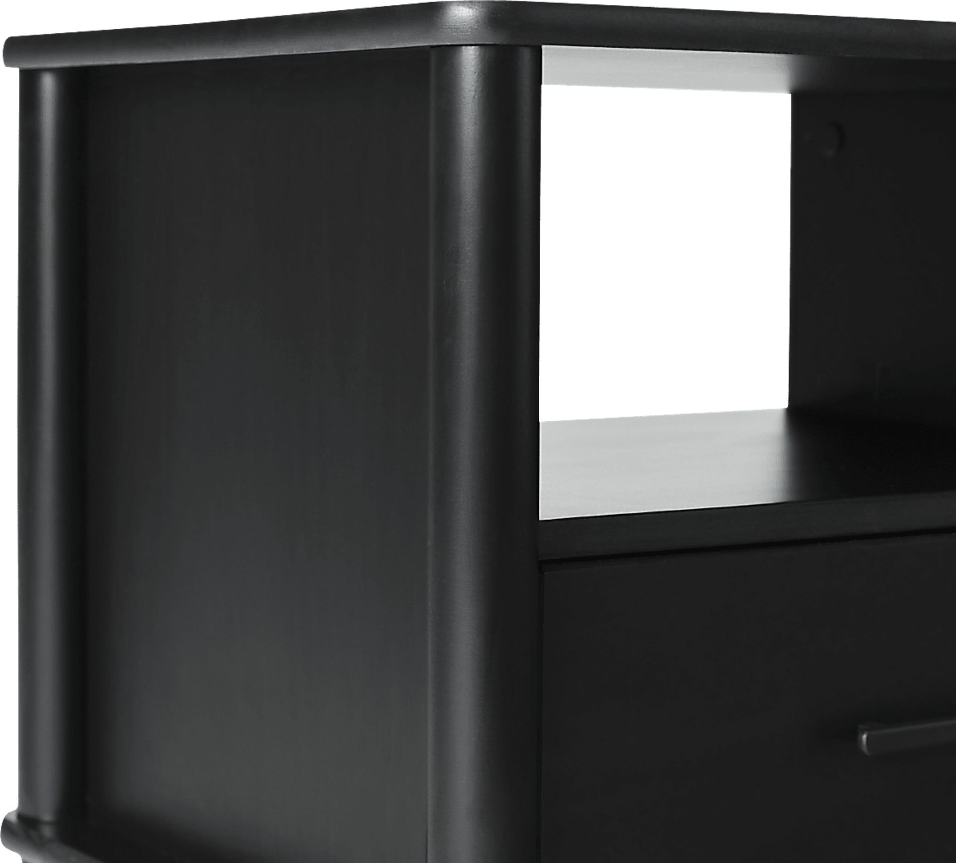 Manorhaven Black Nightstand - Image 4