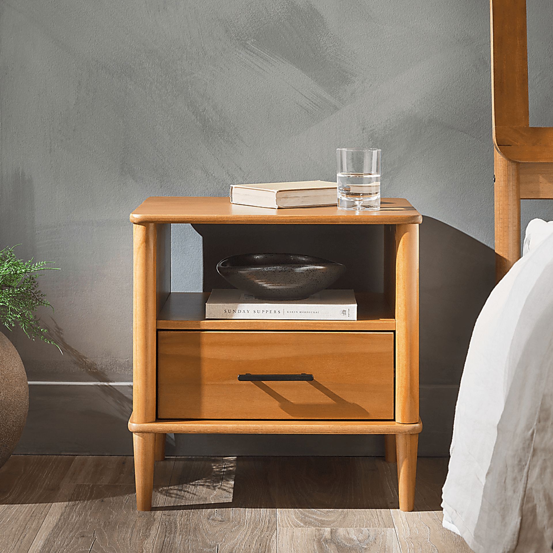 Manorhaven Caramel Nightstand - Image 2