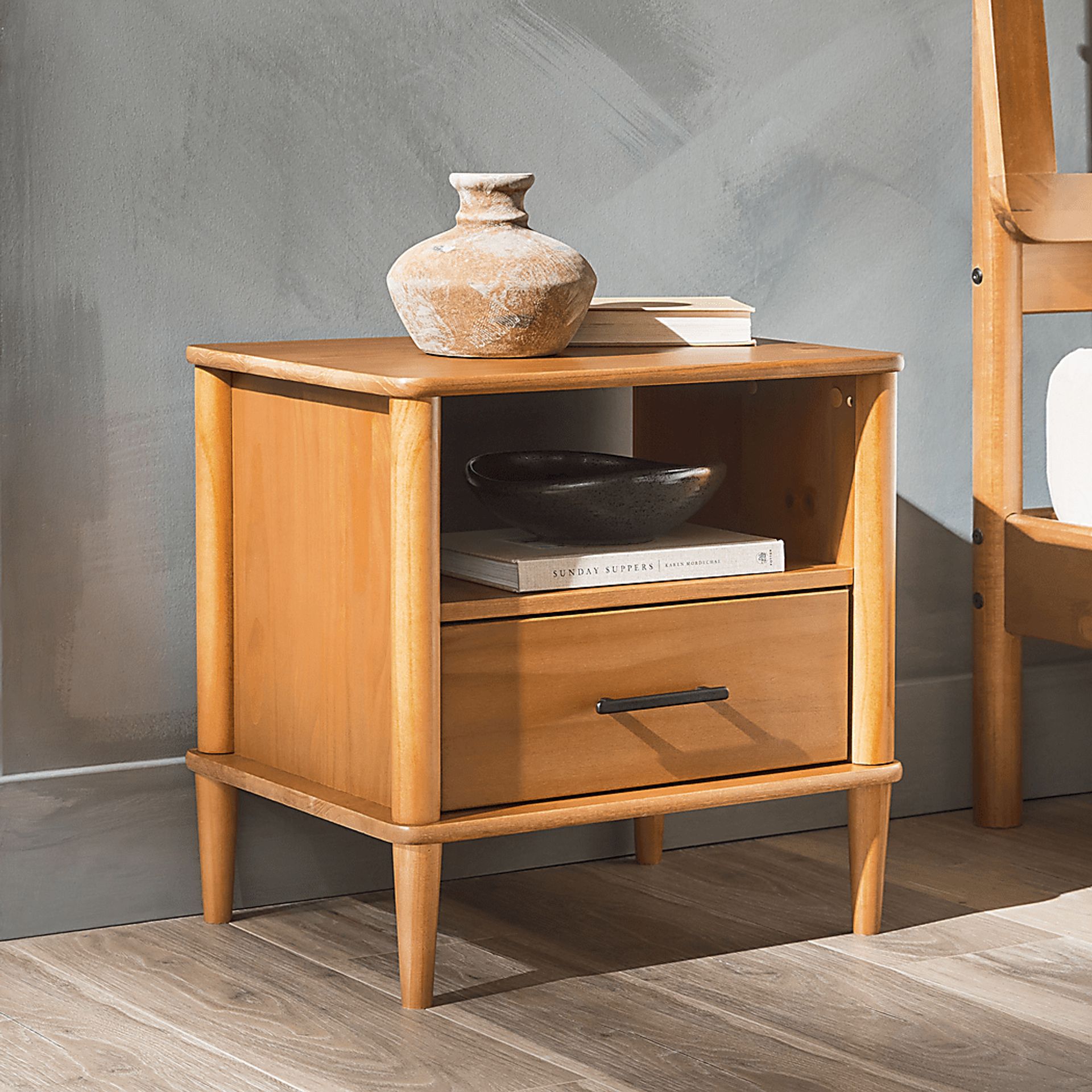 Manorhaven Caramel Nightstand - Image 3