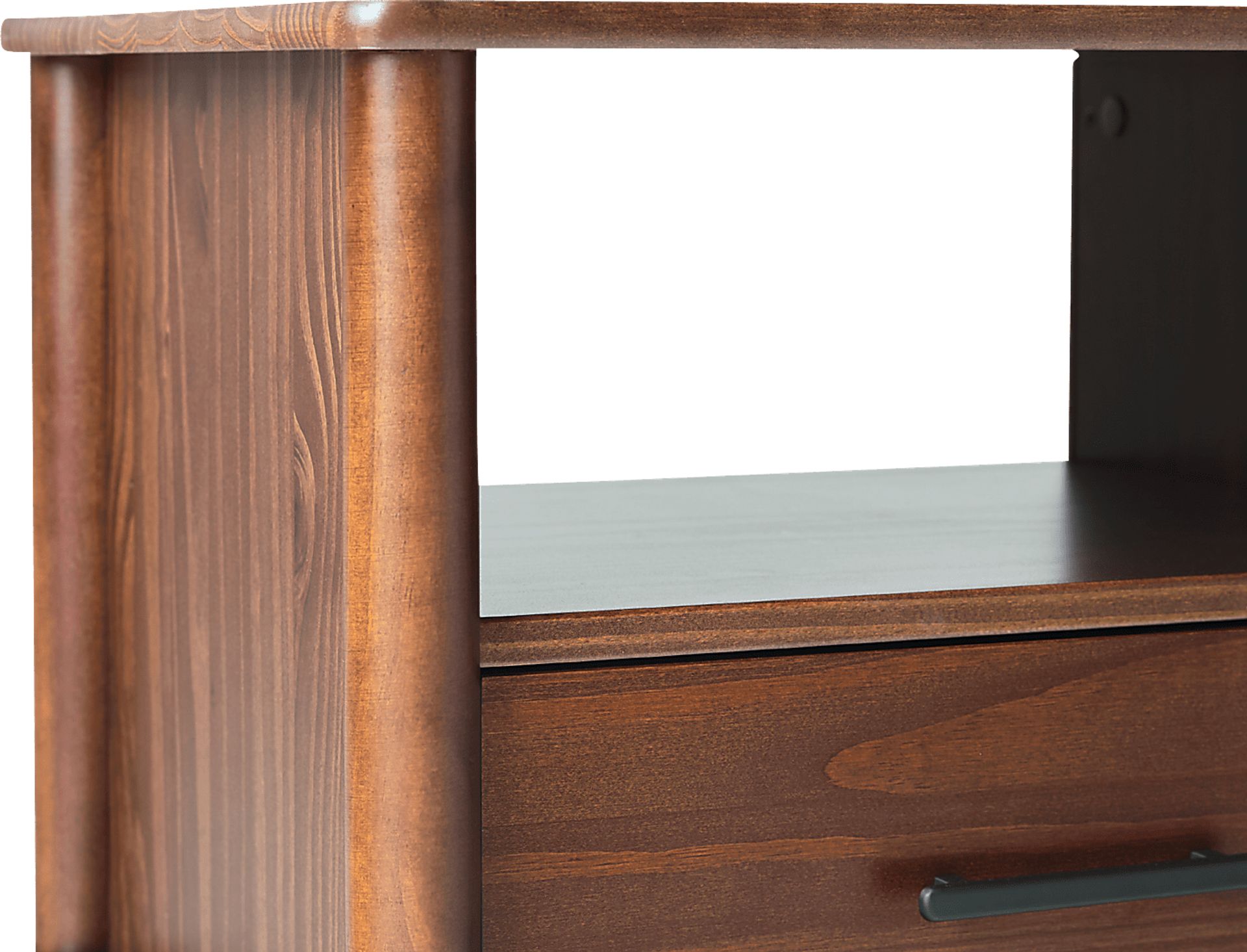 Manorhaven Walnut Nightstand - Image 4