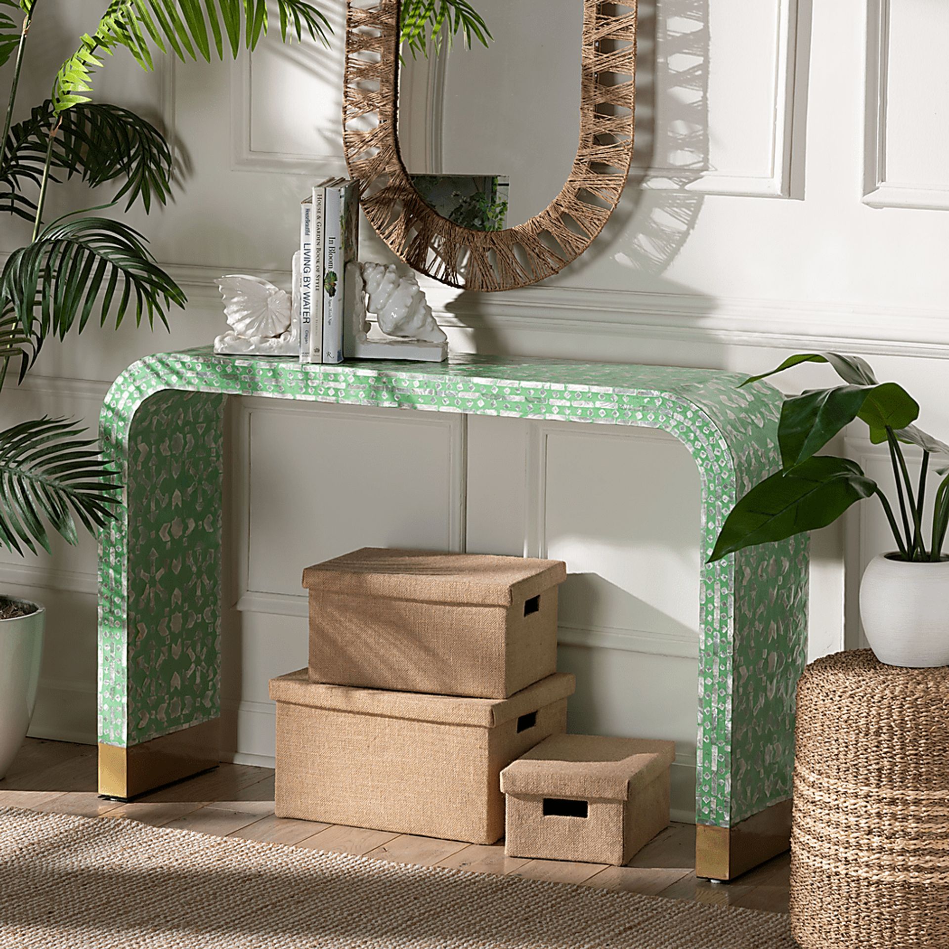 Manorway Green Sofa Table - Image 2