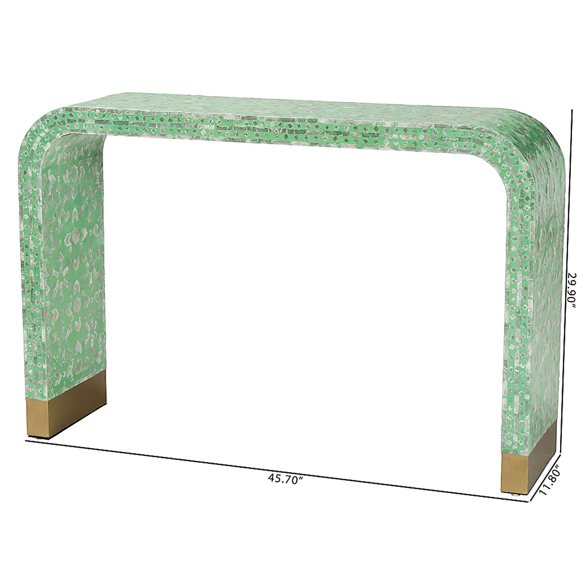 Manorway Green Sofa Table - Image 8