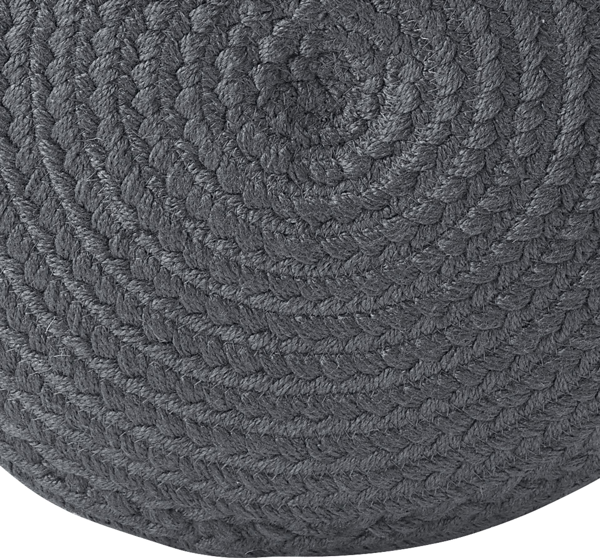 Mansfait Charcoal Indoor/Outdoor Pouf - Image 3