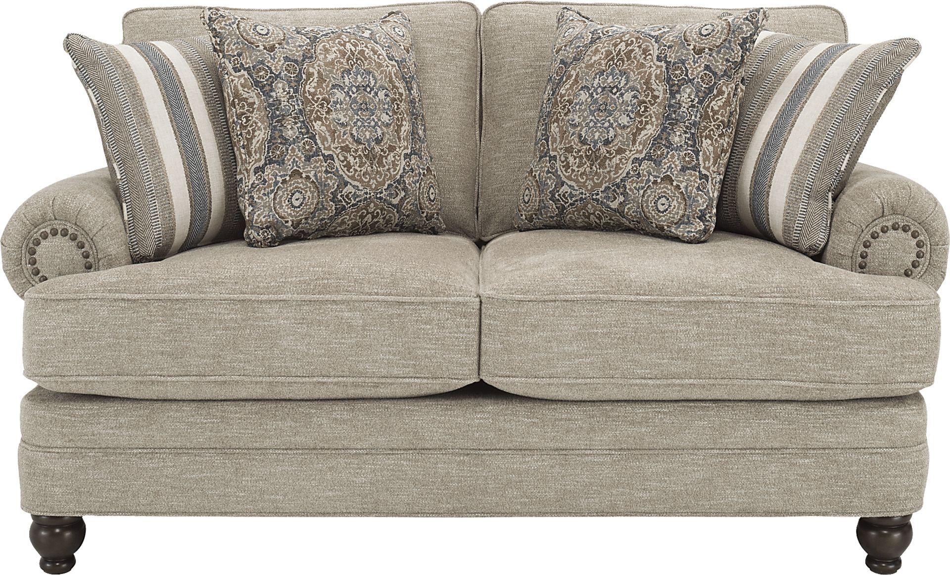 Mansfield Linen Loveseat - Image 1