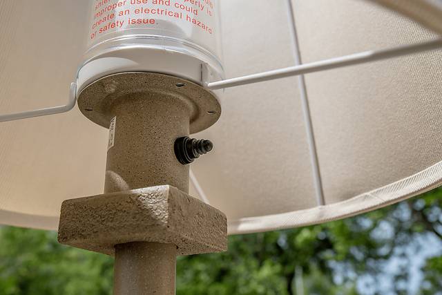 Manteo Gray Outdoor Floor Lamp - Thumbnail - Image 7